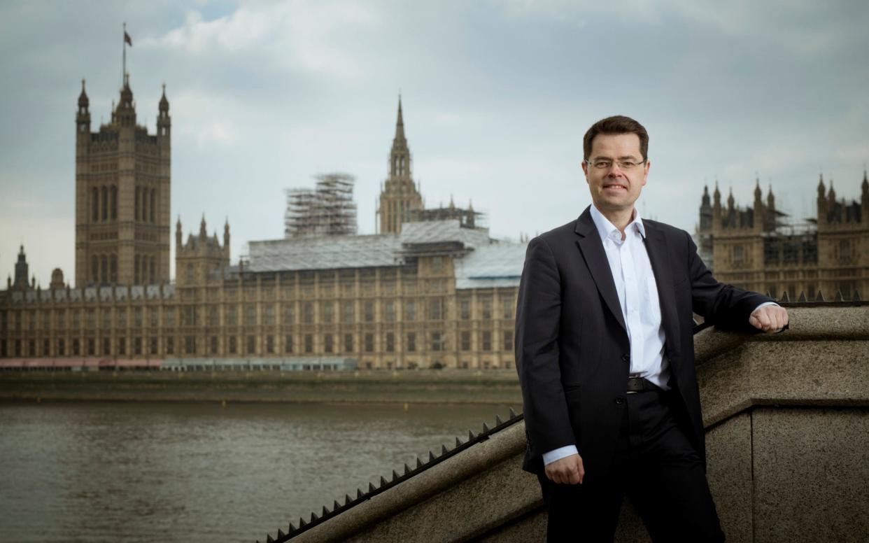 James Brokenshire is back in Parliament a month after having lung surgery - Geoff Pugh for the Telegraph