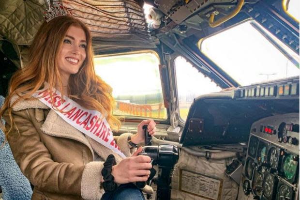 Jess Gagen, from Skelmersdale, is in the running for Miss Manchester this year