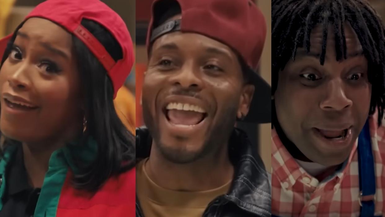  Keke Palmer, Kel Mitchell, and Kenan Thompson in SNL "Kenan and Kel" sketch 