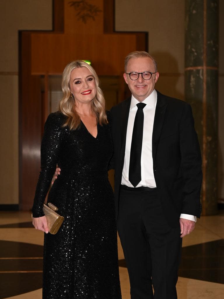 Anthony Albanese and Jodie Haydon. Picture: NewsWire/Martin Ollman