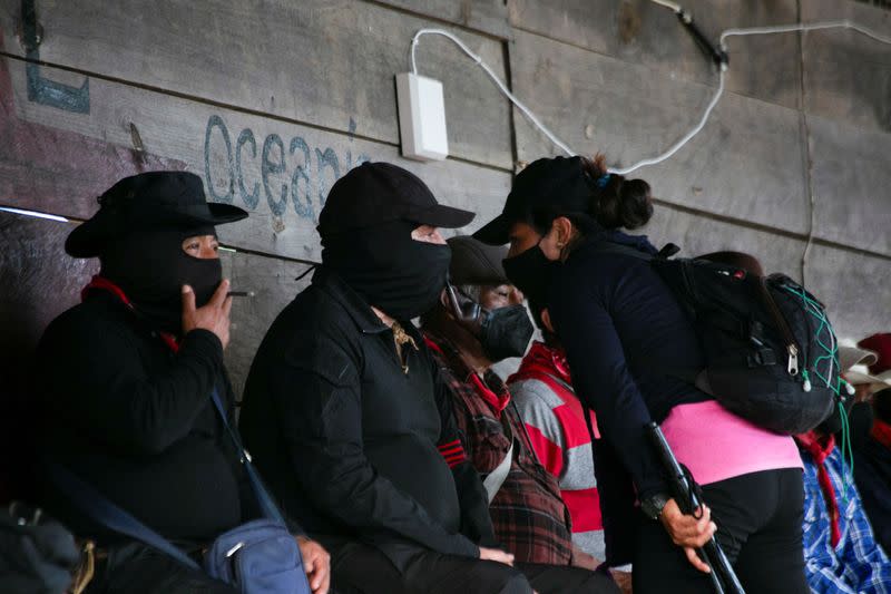 Captain Insurgent Marcos of the EZLN, formerly known as Sub Commander Marcos, attends the 30th anniversary of the Zapatista uprising, in Ocosingo