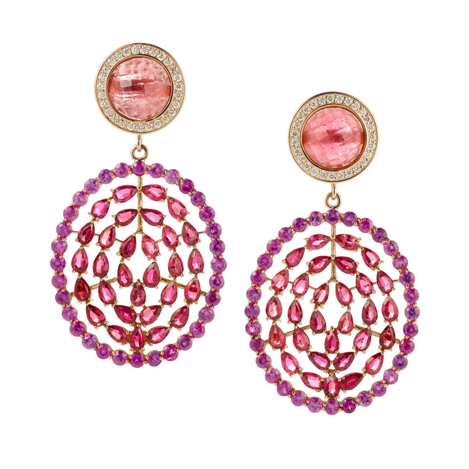 Misahara - Pink Sapphire - Earrings - Publicity - 2022