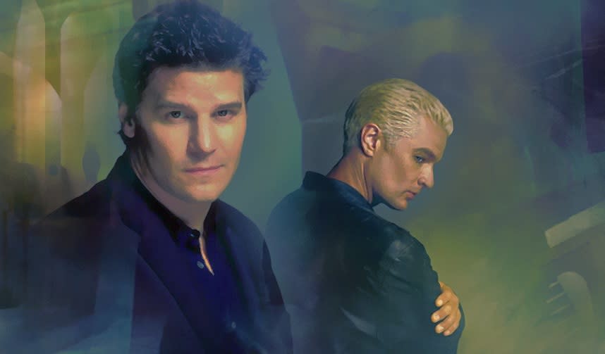 Angel and Spike are the very definition of frenemies in Buffy the Vampire Slayer.