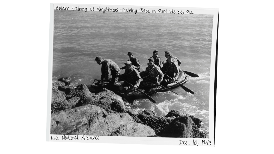 Raider training at Amphibious Training Base in Fort Pierce, Fla.