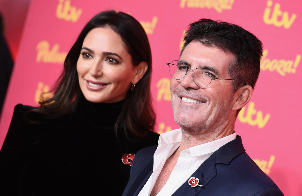 LONDON, ENGLAND - NOVEMBER 12:  Simon Cowell and Lauren Silverman attends the ITV Palooza 2019 at the Royal Festival Hall on November 12, 2019 in London, England. (Photo by Jeff Spicer/Getty Images)