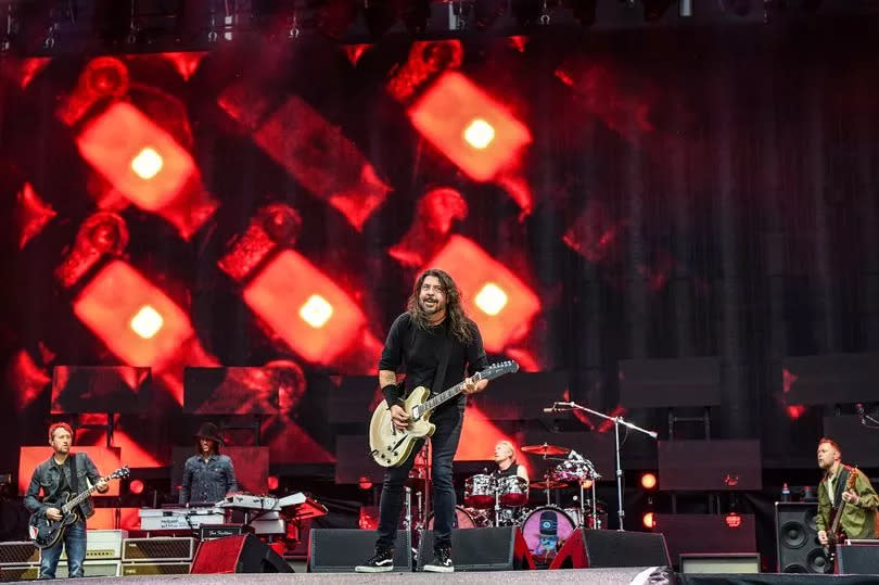 Foo Fighters kick off their UK tour at Old Trafford in Manchester on 13 June 2024 -Credit:CAMERA PRESS/Carsten Windhorst