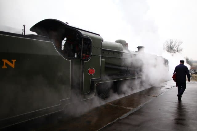 Trains Run Along The Newly Reinstated Bluebell Railway Line To East Grinstead For First Time In 55 Years