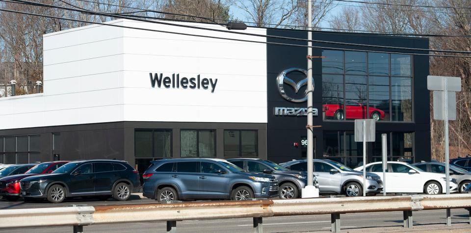 Hometown Auto Framingham Inc. is headquartered at this Mazda dealership on Route 9 in Wellesley.