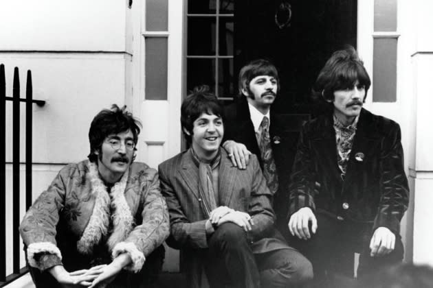Photo of BEATLES - Credit: Hulton-Deutsch Collection/Corbis/Getty Images