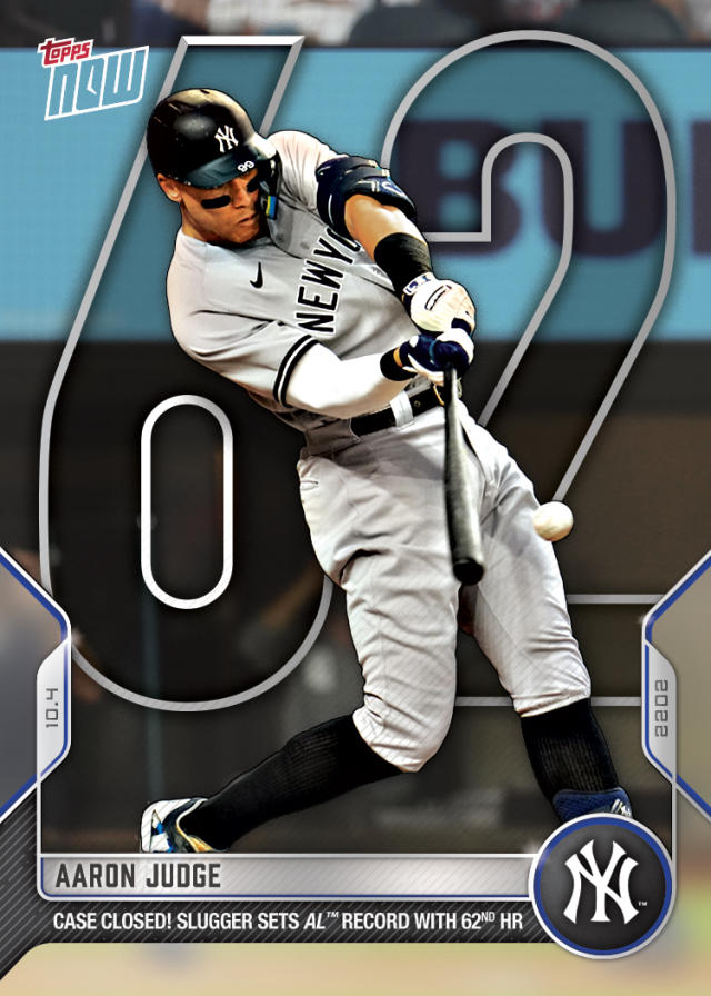 Aaron Judge Game Worn Jersey Baseball Card