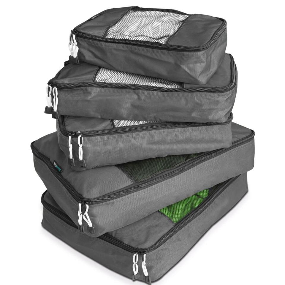 Grey packing cubes set