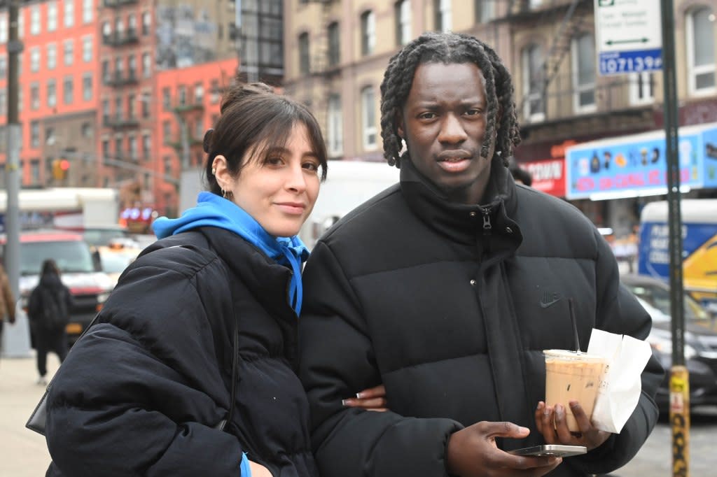 French tourists Happy Tuitcheu, 27, and his wife, Sabiha, have no problem with the peddlers. “I’m cool. This is life. They need to make money,” Tuitcheu said. Helayne Seidman