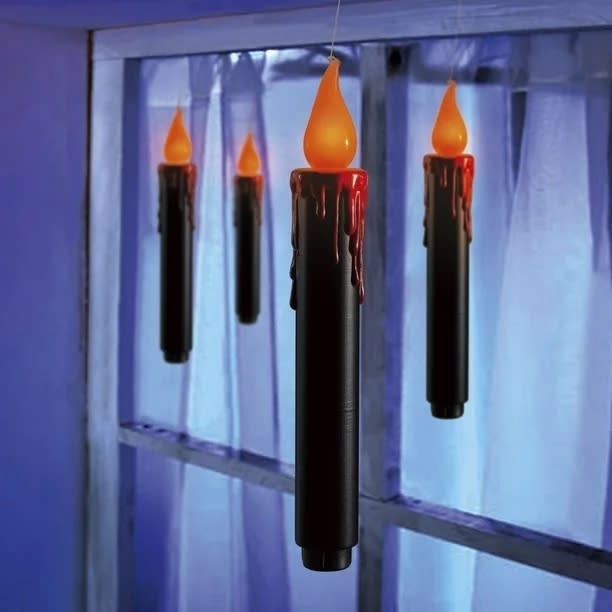 the four hanging candles