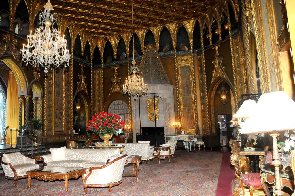 Living Room At Mar-A-Lago