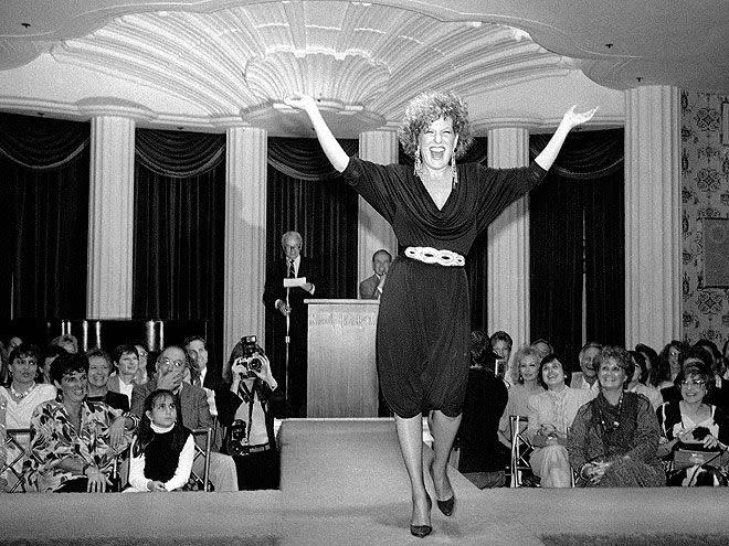 Bette Midler in a Fashion Show