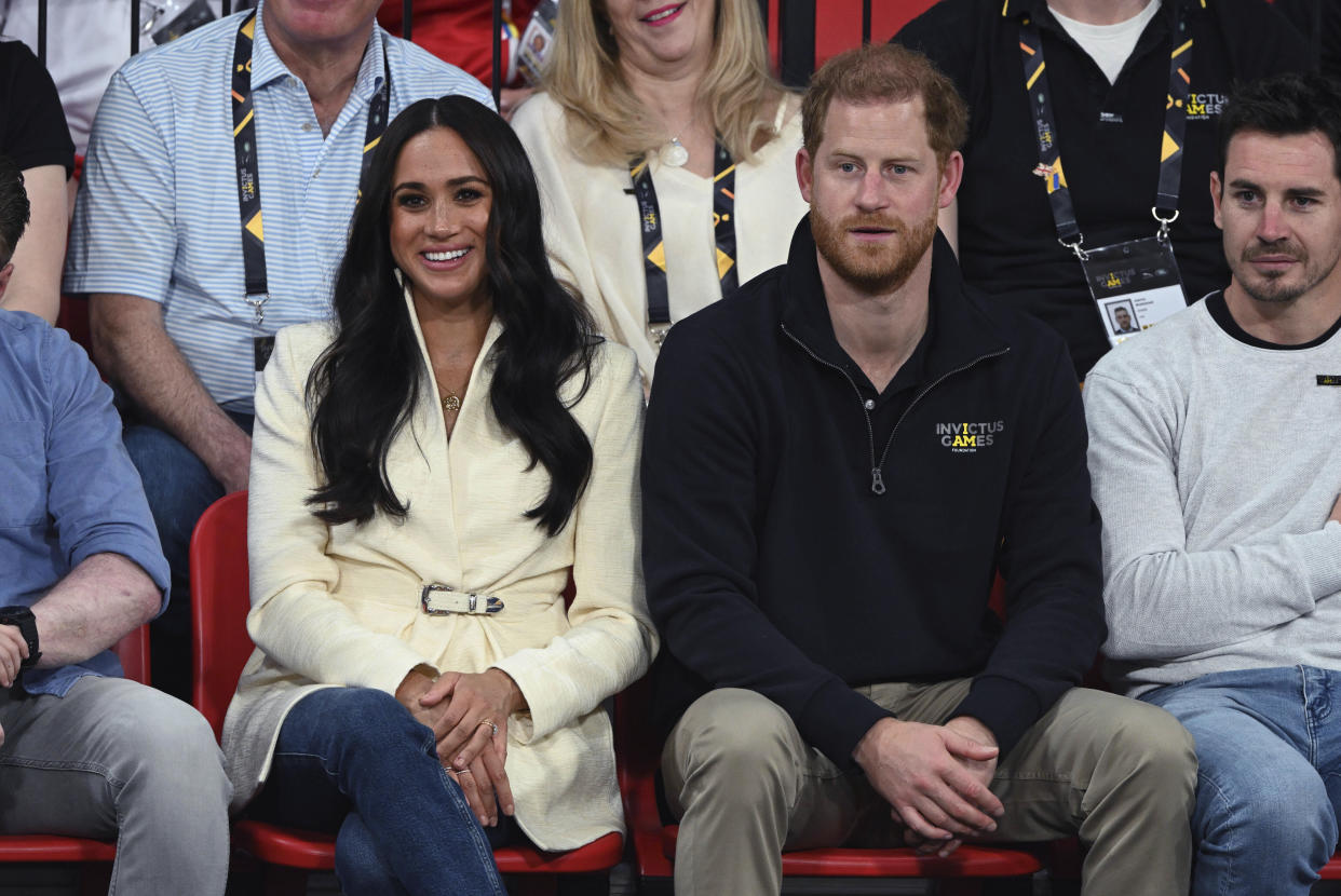 Prince Harry and Meghan Markle at The Invictus Games in The Netherlands