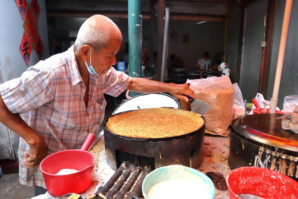 KL Street Food - pancake stall