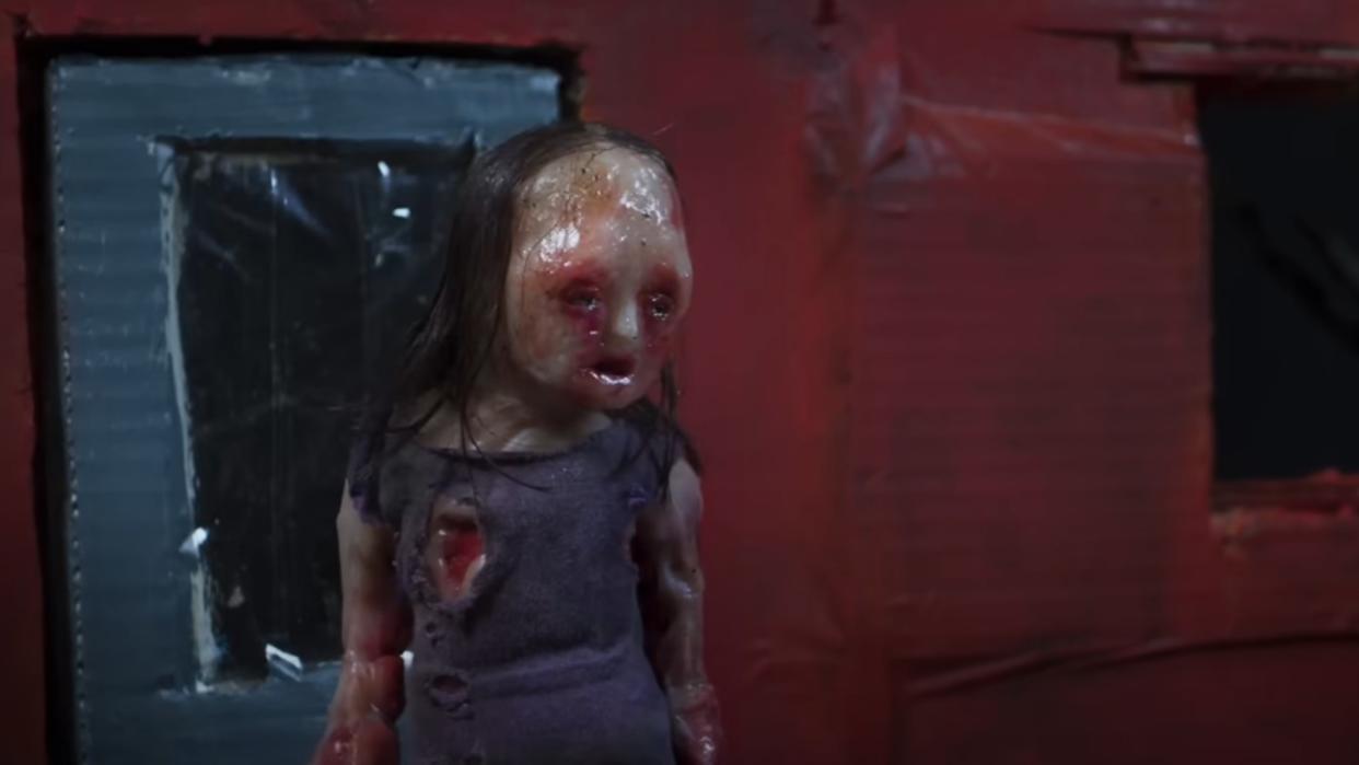  New horror movie Stopmotion unveils a nightmarish first trailer. 