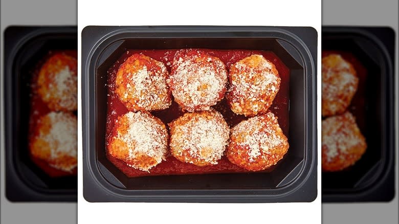 Wegmans premade meatballs and sauce