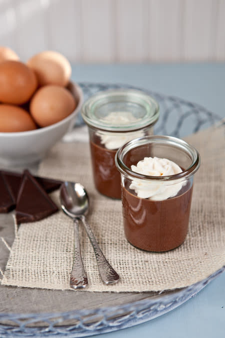 Dark Chocolate Mousse Cups