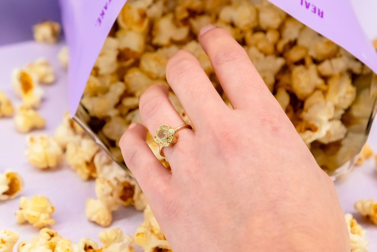 Popcorn Diamond Ring from Boom Chicka Pop x Stephanie Gottlieb