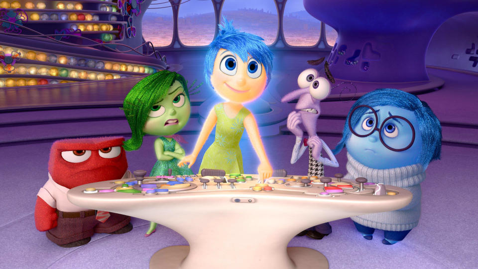 Inside Out used five emotions to tell the story of life inside a young girl's head. (Disney/Alamy)