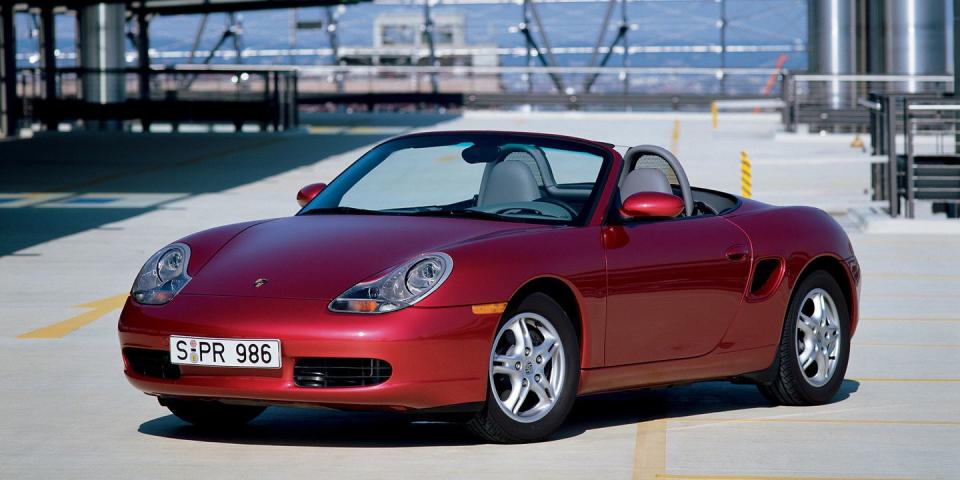 <p>Porsche first introduced the Boxster in 1996, and it is the car that is credited with the success of <a href="http://www.caranddriver.com/reviews/2003-porsche-boxster-road-test-review" rel="nofollow noopener" target="_blank" data-ylk="slk:pulling Porsche out of the money-losing days;elm:context_link;itc:0;sec:content-canvas" class="link ">pulling Porsche out of the money-losing days</a> of that decade.</p>