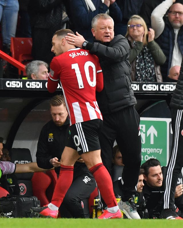 Former Blades boss Chris Wilder kept faith with many of the players that got the club promoted to the Premier League.