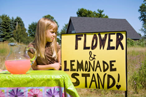 A lemonade stand