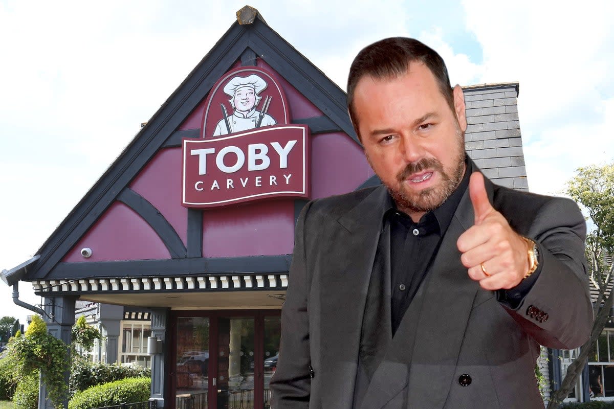 Danny Dyer has revealed his Toby Carvery platinum gold card status  (ES Composite)