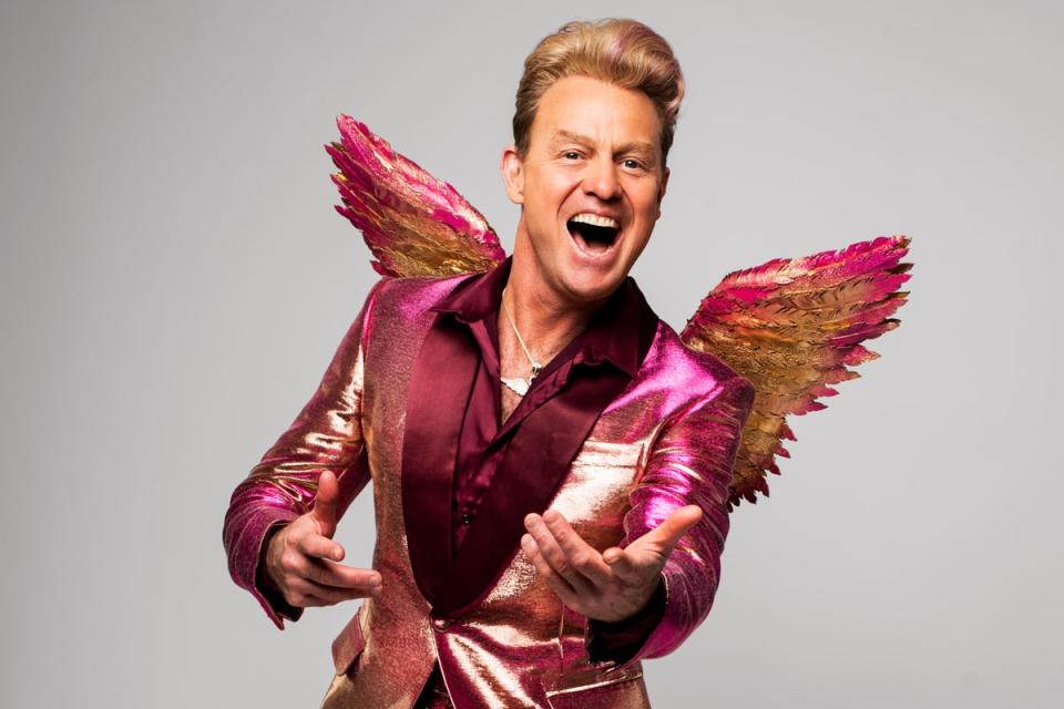 Jason Donovan returns as Teen Angel in Grease at the Dominion Theatre ( Matt Crockett)