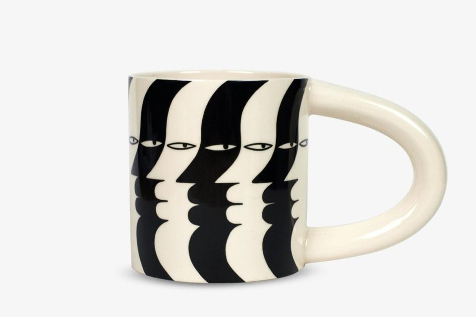 Good nature: Selfridges spring theme, part of a sustainability drive for the brand, including in this Louise Madzia mug