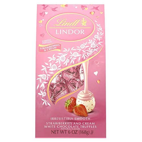 17) Lindor Strawberries and Cream White Chocolate Truffles