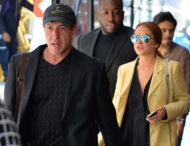 Robert Kamau/GC Images Michael Lohan and Lindsay Lohan.