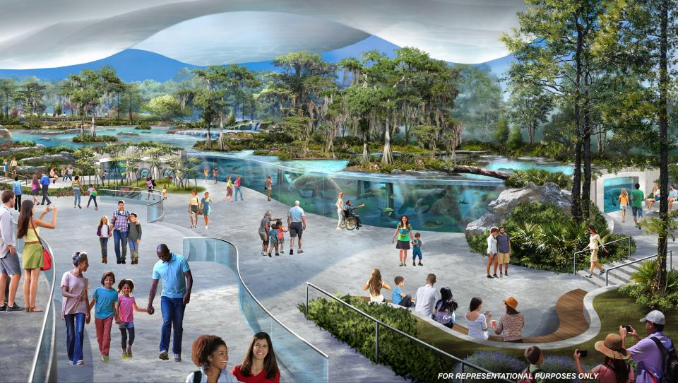 The new Manatee River exhibit will be one of the few places in Florida where visitors can see manatees in captivity.