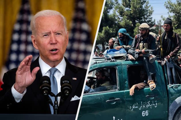 Joe Biden has stood behind his decision to withdraw from Afghanistan (Photo: Getty)