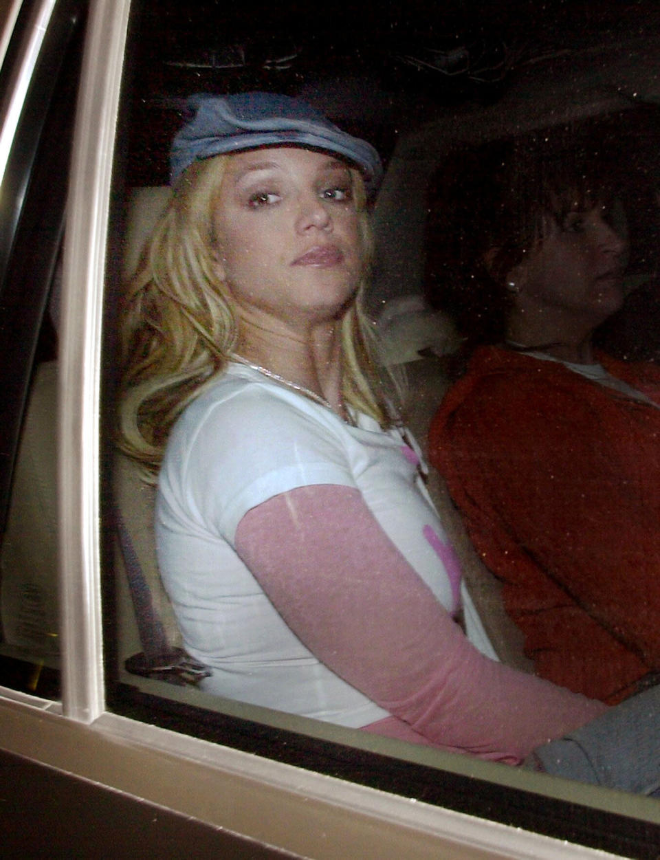 International pop star Britney Spears leaves the studios at Capital Radio.