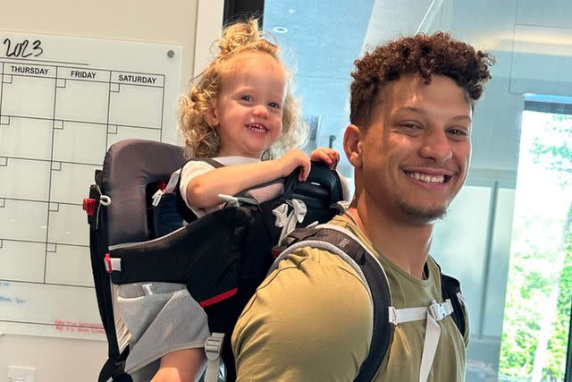 <p>Brittany Mahomes/Instagram</p> Patrick Mahomes and Sterling