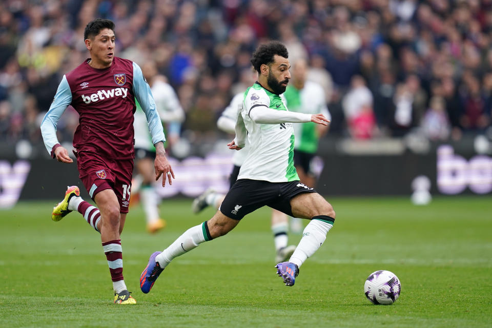 Esta temporada, Mohamed Salah no ha tenido el mismo impacto que en años anteriores con el Liverpool. (Foto: Adam Davy/PA Images via Getty Images)