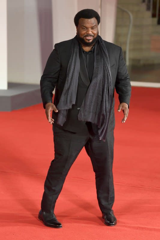 Craig Robinson attends the screening of "Mona Lisa And The Blood Moon" during the 78th Venice International Film Festival in Italy on September 5, 2021. The actor turns 52 on October 25. File Photo by Rune Hellestad/ UPI