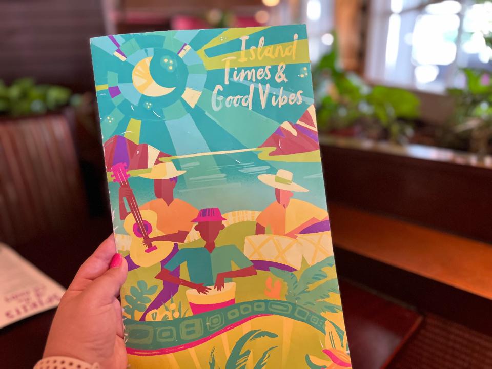 Bahama breeze paper with bright colors