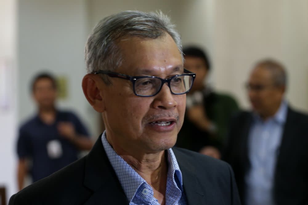 Datuk Maliami Hamad, MOF Secretary Strategic Investment Department, is pictured at the Kuala Lumpur High Court July 8, 2019. — Picture by Ahmad Zamzahuri