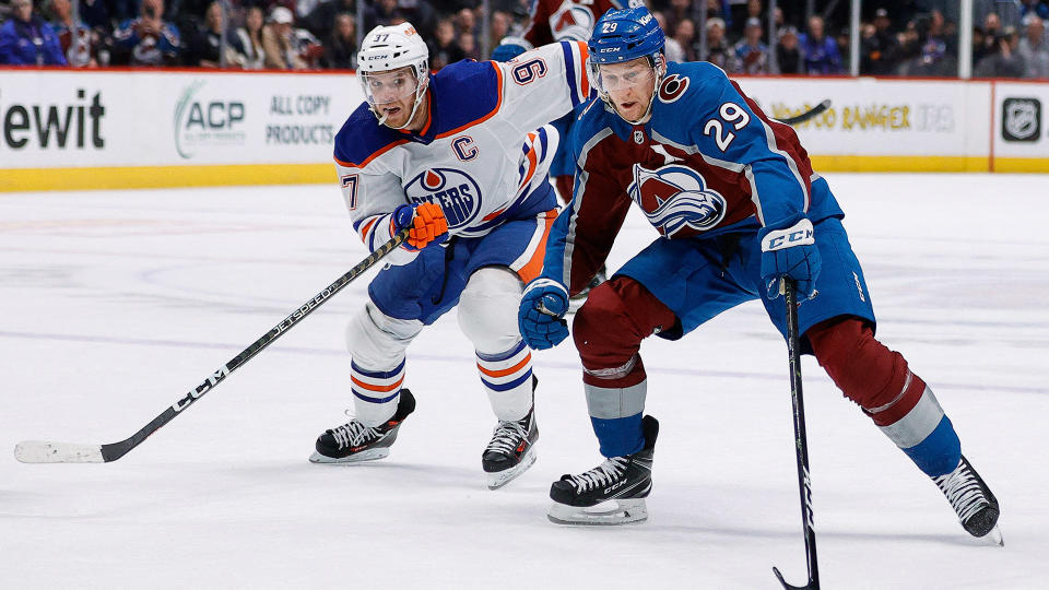 Connor McDavid and Nathan MacKinnon were among the top performers in the NHL Stanley Cup playoffs one season ago. (Isaiah J. Downing-USA TODAY Sports)