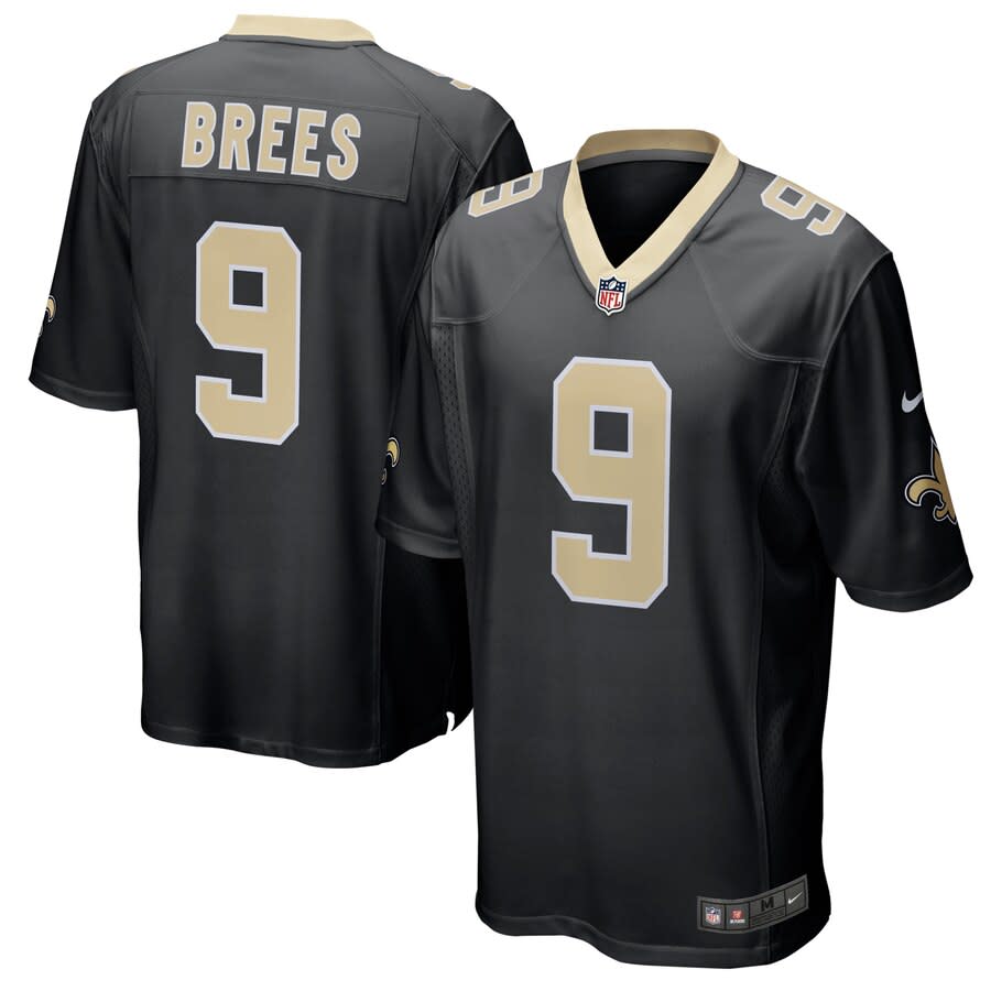 Brees Saints Nike Game Jersey