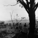 Not originally published in LIFE. Hiroshima survivors look out over the city two years after the United States' August 1945 atomic attack. (Carl Mydans—Time & Life Pictures/Getty Images) <br> <br> <a href="http://life.time.com/history/carl-mydans-hiroshima/#1" rel="nofollow noopener" target="_blank" data-ylk="slk:Click here;elm:context_link;itc:0;sec:content-canvas" class="link ">Click here</a> to see the full collection at LIFE.com