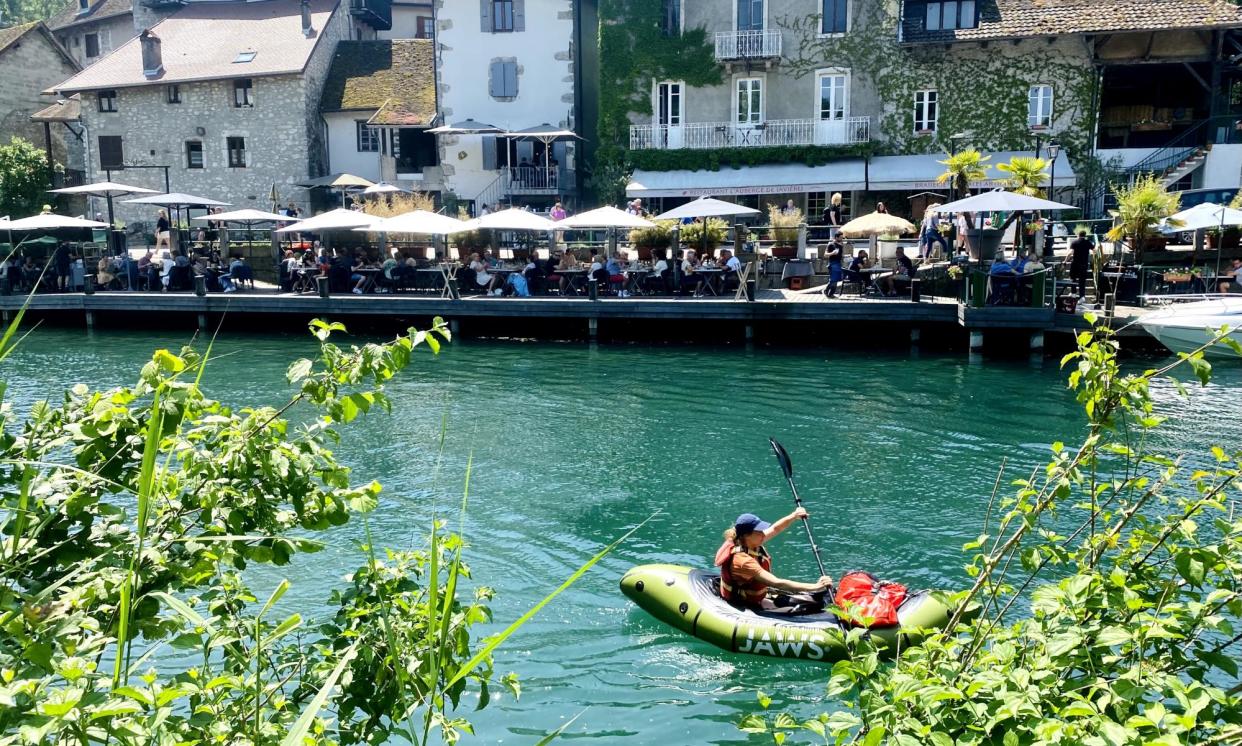 <span>‘In the past few years, packrafting has taken off in France.’</span><span>Photograph: Secret River</span>