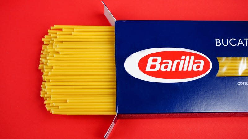 barilla pasta box