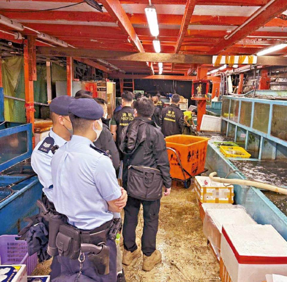香港仔魚類批發市場有人涉合謀定價 多部門聯合行動 一批發商違租約被警告