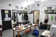 Britain Football Soccer - Sutton United Media Day - FA Cup Fifth Round Preview - The Borough Sports Ground - 16/2/17 General view of the home changing rooms during the media day Action Images via Reuters / Matthew Childs Livepic