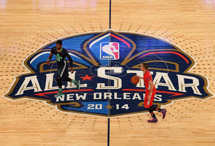 Because of one brilliant idea, New Orleans was in position to host the All-Star Game for the second time in four years. (Getty Images)